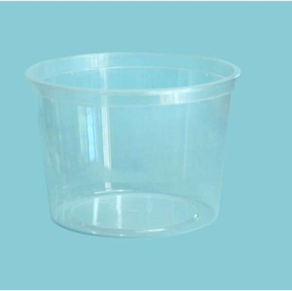 130g PP Clear Cup Single Wall Injection Molding with Lid Eco-friendly and Recyclable