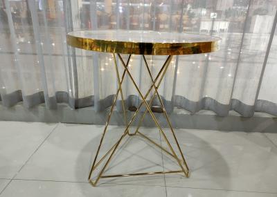70cm 75cm Wrought Iron Coffee Table With Marble Top