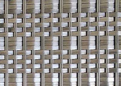 Fio tecido arquitetónico Mesh Panels do metal de SS316 Deco diâmetro da urdidura de 1,5 x de 2mm
