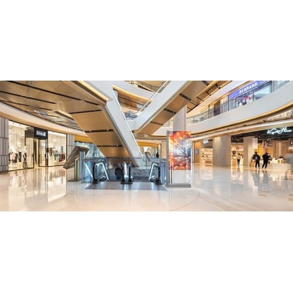 Transparent Display Stand 55 Inch Ultrathin Advertising Displays Oled Transparent Vertical Floor Stand Touch Screens