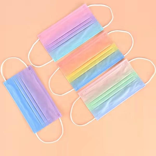 Camouflage 3 Ply Medical Face Mask Earloop Disposable Surgical Mask Nonwoven