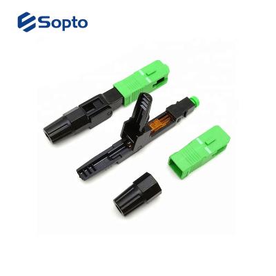 Lc APC Simplex SM A Type Fiber Optic Connectors With Good Interchangeability