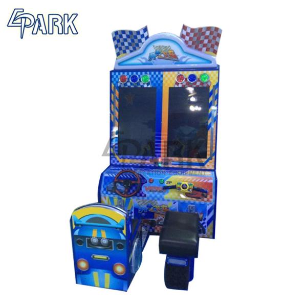 Commercial Kids Electric Happy Fly Car Racing Game Machine With Separate Screen