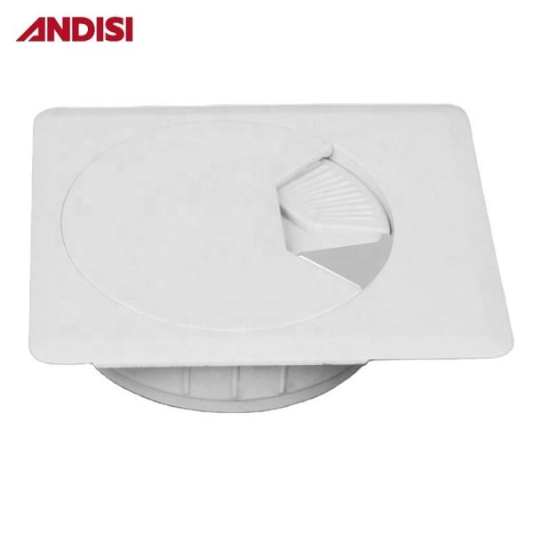 50mm Square Hole Cover for Cable Wire Furniture Hardware Accessory Part Component