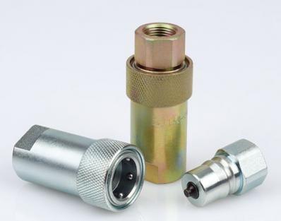 Industrial-Grade Two-Way Shut Off Quick Disconnect Couplings | NPT/BSP Thread 1/8-3 | Zinc, Stainless Steel, Brass