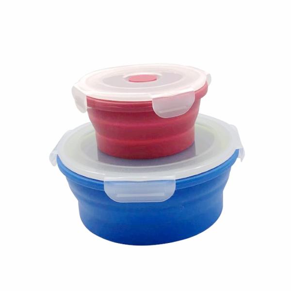 Food Lunch Silicone box plastic organizer container lunchbox food warmer meal prep containers