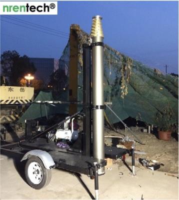 18m pneumatic telescoping mast 50kg payloads NR-2870-18000-50L