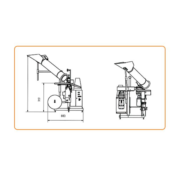 TOUPACK PP Onion Garlic and Potato Packing Net Bag Making Machine Net Packing Machine