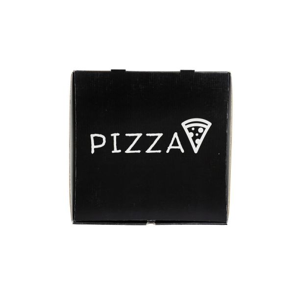 Customized printed logo eco-friendly food grade disposable fast food takeaway pizza box