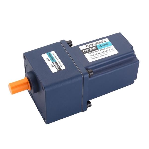80w 24v High Torque Motor , Brushless DC Electric Gear Motor For Small Robot