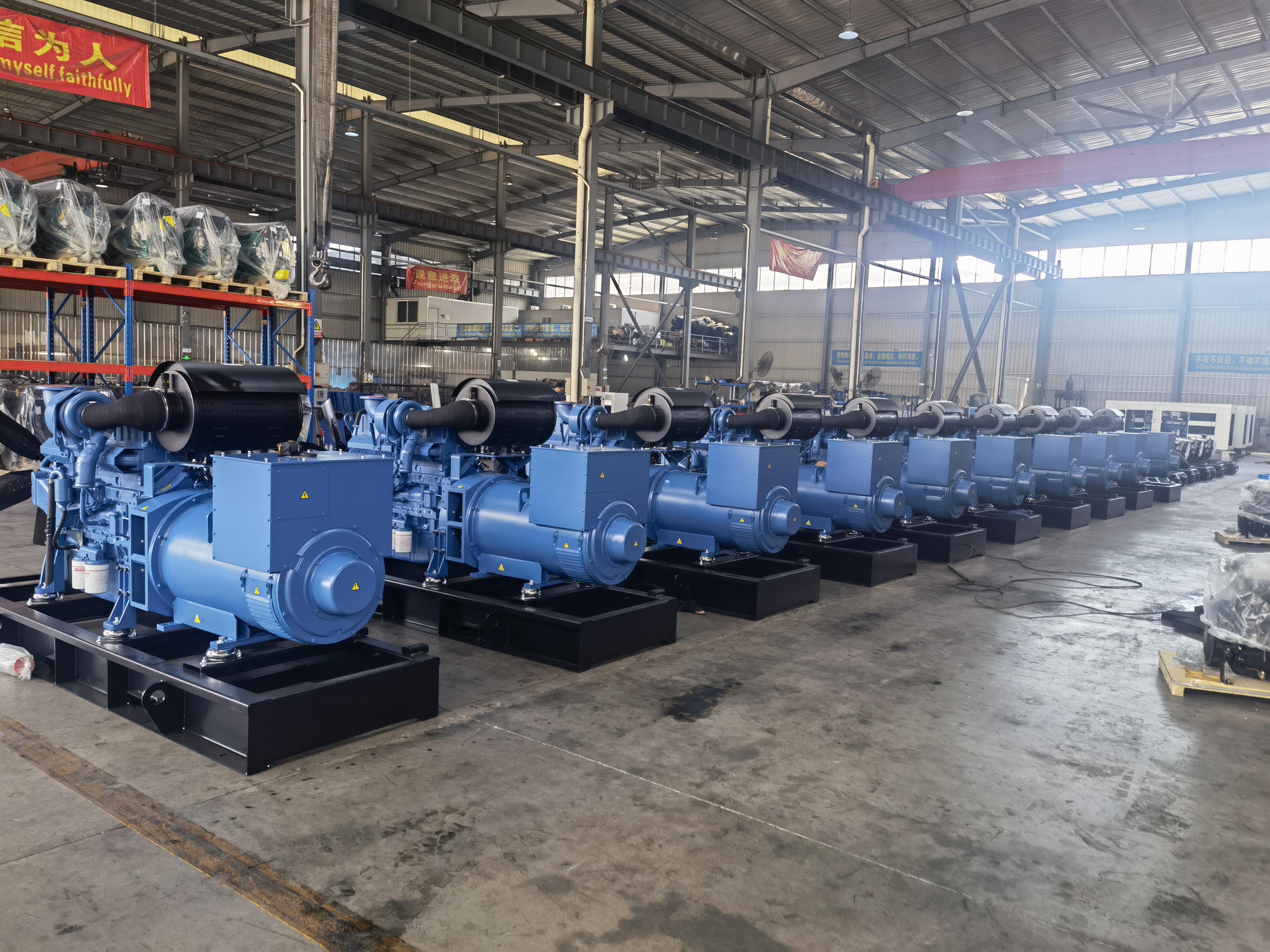Трехфазное 520KW до 2000 генераторов Kw дизельных  Baudouin Genset