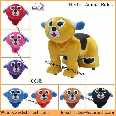 China Supply Funny Stuffed Animals, Walking Animal Rides, Stuffed Animal Electric Scooter