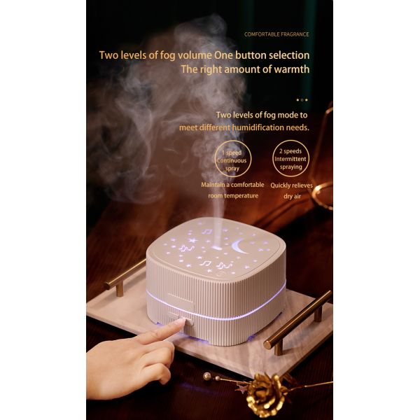 500mL Ultrasonic Aroma Air Humidifier Diffuser Machine With Noise Music Sleeping Sound