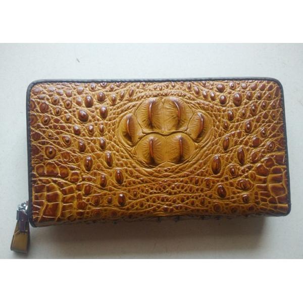 Men's 2016 new European and American crocodile pattern purse fashion trends temperament Men's hand