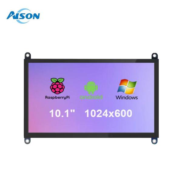 10.1 Inch Raspberry Pi Screen 1024X600 HDMI USB Touch Screen 450 cd/m2