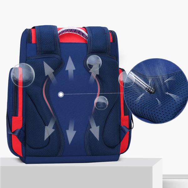 Primary Leather School Backpacks Boys Girls Kids Orthopedic Mochila 42*32*20cm