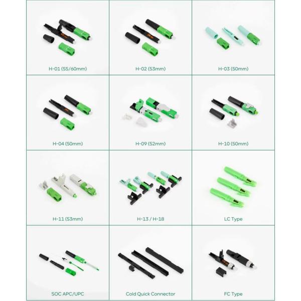 Quick Assembly Connector ,sc apc fiber optic fast connector aircraft gland type