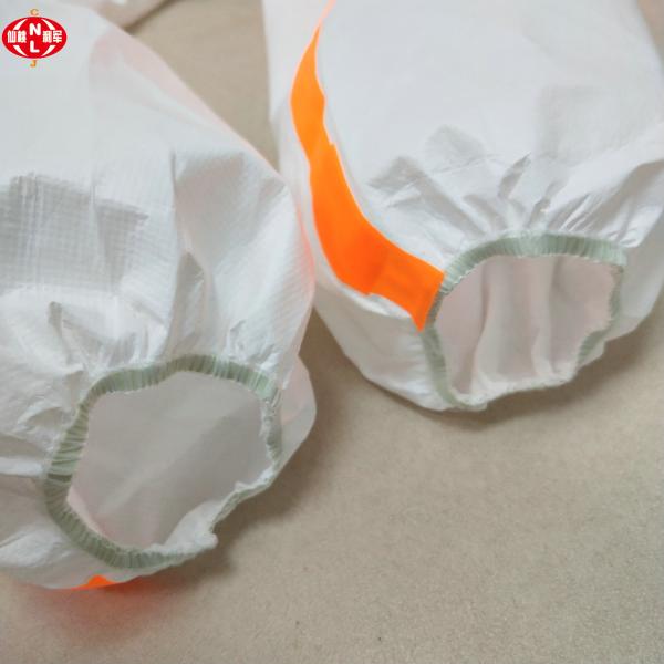 Anti Liquid Taped Seam Disposable Protective Coverall