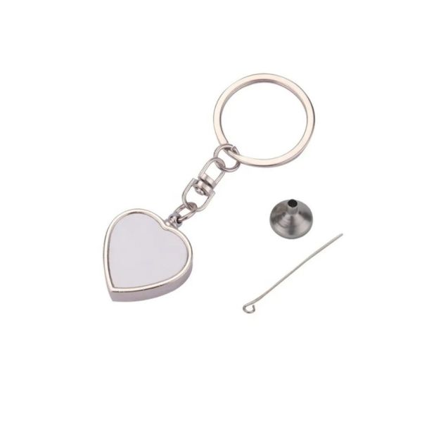 Metal Blank Sublimation Urn Keychain For Ashes