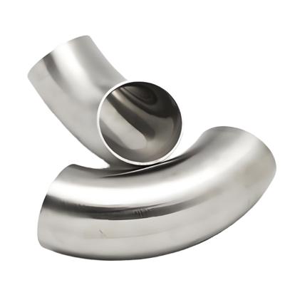 316 304 Stainless Steel 45/90 Degree Welded Pipe Seamless Elbow Butt Weld Pipe Fittings