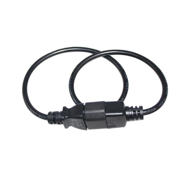 AC Cable 3 Prong Electric Plug Iec Male Female C13 To C14 Power Cord