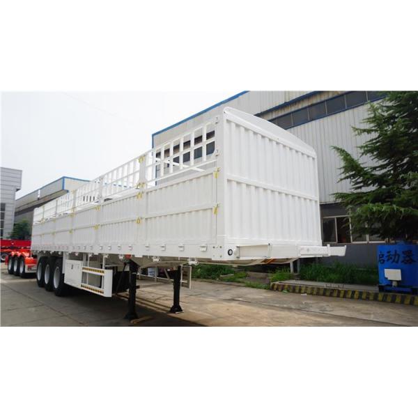 Carbon Steel 60Ton Removable Stake Bulk Cargo Truck Trailer