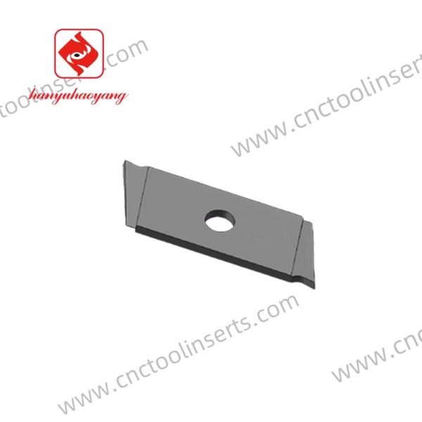 Insertos de fresado CNC con recubrimiento PVD HYLN220108-1.0 HYZ09, también pertenece a los insertos de ranurado. Adecuado para el mecanizado de acero dulce.