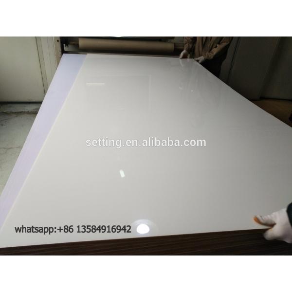 9mm high glossy acrylic board for shopping mall racks