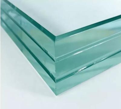 3 Layer Tempered Laminated Glass Sheets For Building Thickness 48.04mm