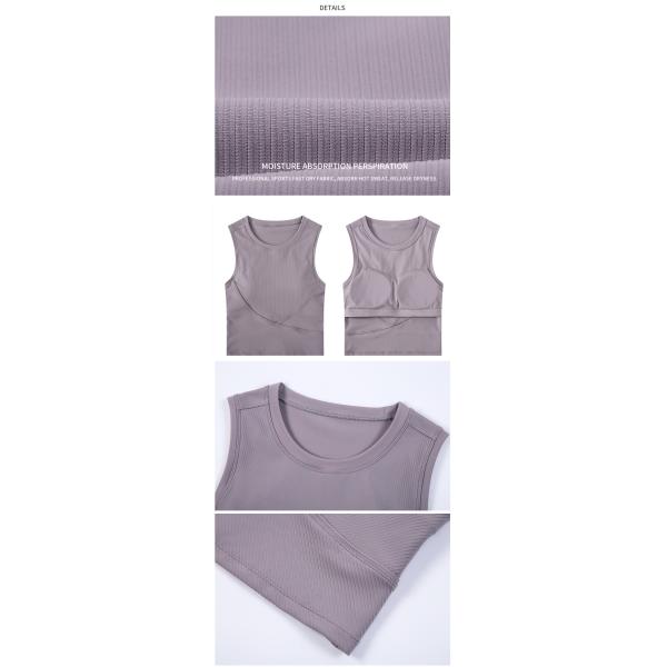 Пошученный над Activewear спортзала ткани 210gsm устанавливает наборы Activewear 2 частей женщин