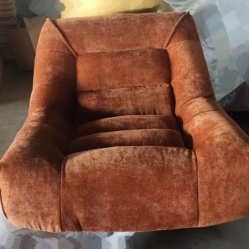 Custom Simple Modern Swivel Lazy Sofa Single Rotating Lounge Chair for Home Living Room Dining Hospital Bedroom Balcony Portable