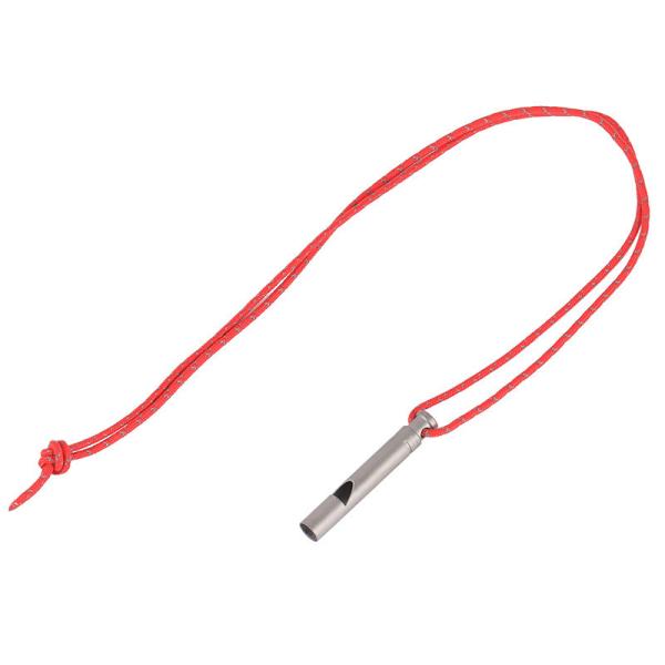 Nature Silver Pure Titanium Survival Whistle Lightweight For Outdoor Camping