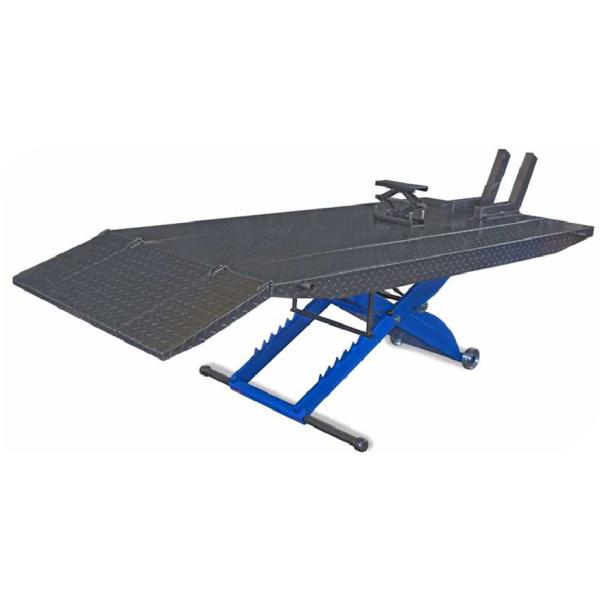 top selling pneumatic lock release hydraulic motorcycle lift 600kg/800mm