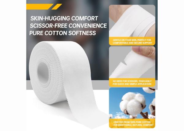 Zinc Oxide Printed Sports Tape Patterned Athletic Adhesive Sports Training Wrap