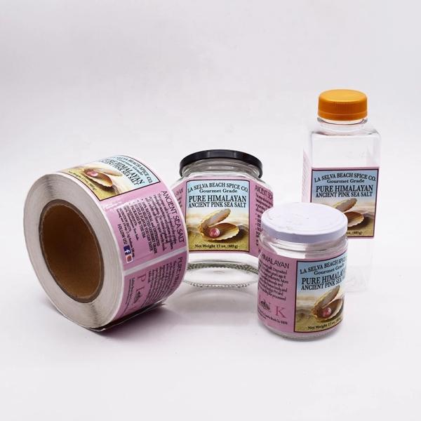 Packaging Adhesive Sticker Printing Supplement label, Custom Printed Health Food Label Sticker