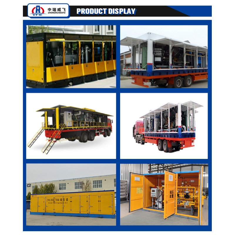 Custom Size 2000Nm3/H Nitrogen Booster Skid For Limited Space Applications