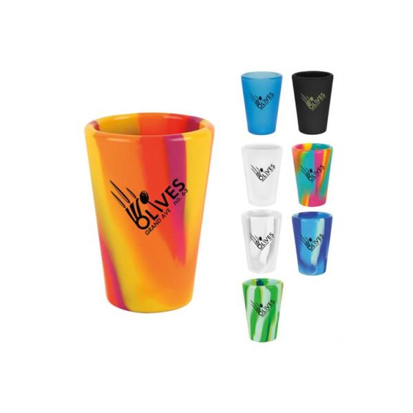 Silipint Silicone Shot Glasses 1.5Oz Unbreakable Reusable Silicone Cups