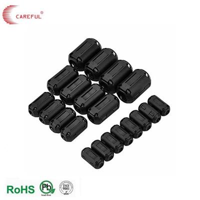 20 pièces de l'échantillon gratuit EMI Clamp Clip sur le câble USB Ferrite Core Pour /7mm/ 9mm/ 13mm Diamètre câble