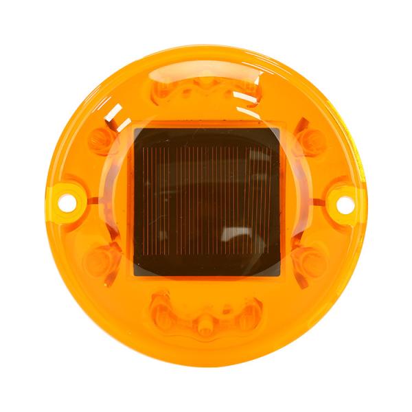 CE Approval PC Dia 120mm Solar Road Stud Durable For Park Garden Safety