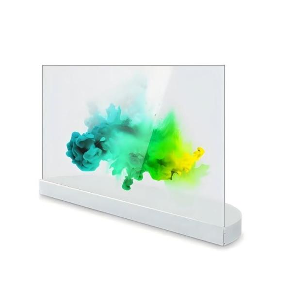 65 Inch Commercial Intelligent Indoor Transparent See-Through OLED Display Player