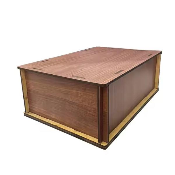 Carinoso Cuadrado Banco de Cerdo de Madera - Adorable Contenedor de Ahorro Diseño de Madera Durable para Niños y Adultos