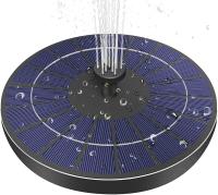 La fontaine d'eau solaire d'aquarium d'étang filtrent le panneau solaire de l'eau 3W