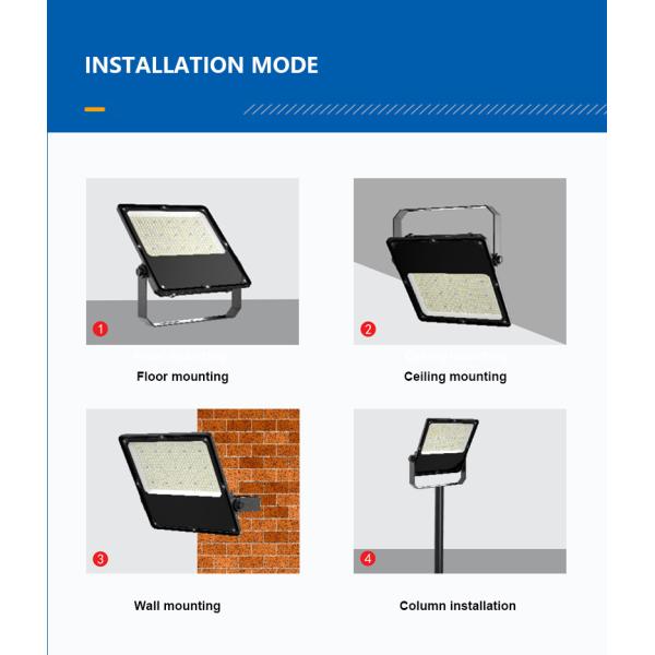 Lumières de stade de football à LED ultra minces 300w Lumières extérieures d'inondation