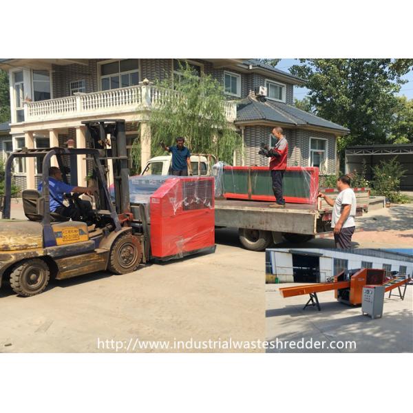 Переплетенный шредер отбросов производства меха 120мм лезвий