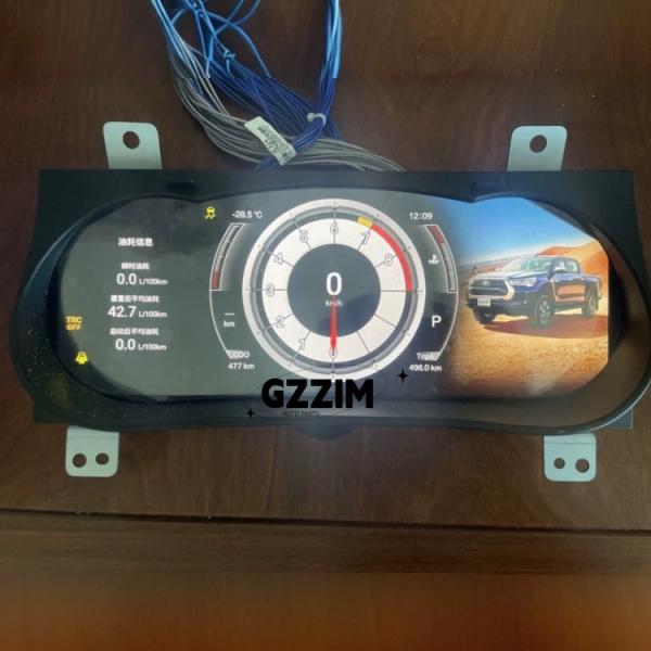 Modified LCD GPS Stereo Navi multimedia Car DVD Player For Toyota Hilux Fortuner 2016-2024