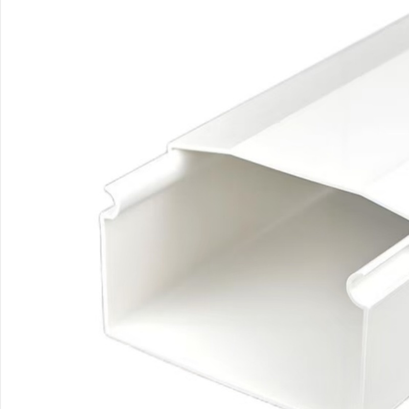 Lightweight 30x20mm Pvc Cable Tray With Cover