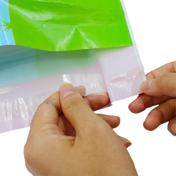 Cerradura de corbata Bolsas de correo de plástico reciclado Eco-friendly 0.03-0.1mm