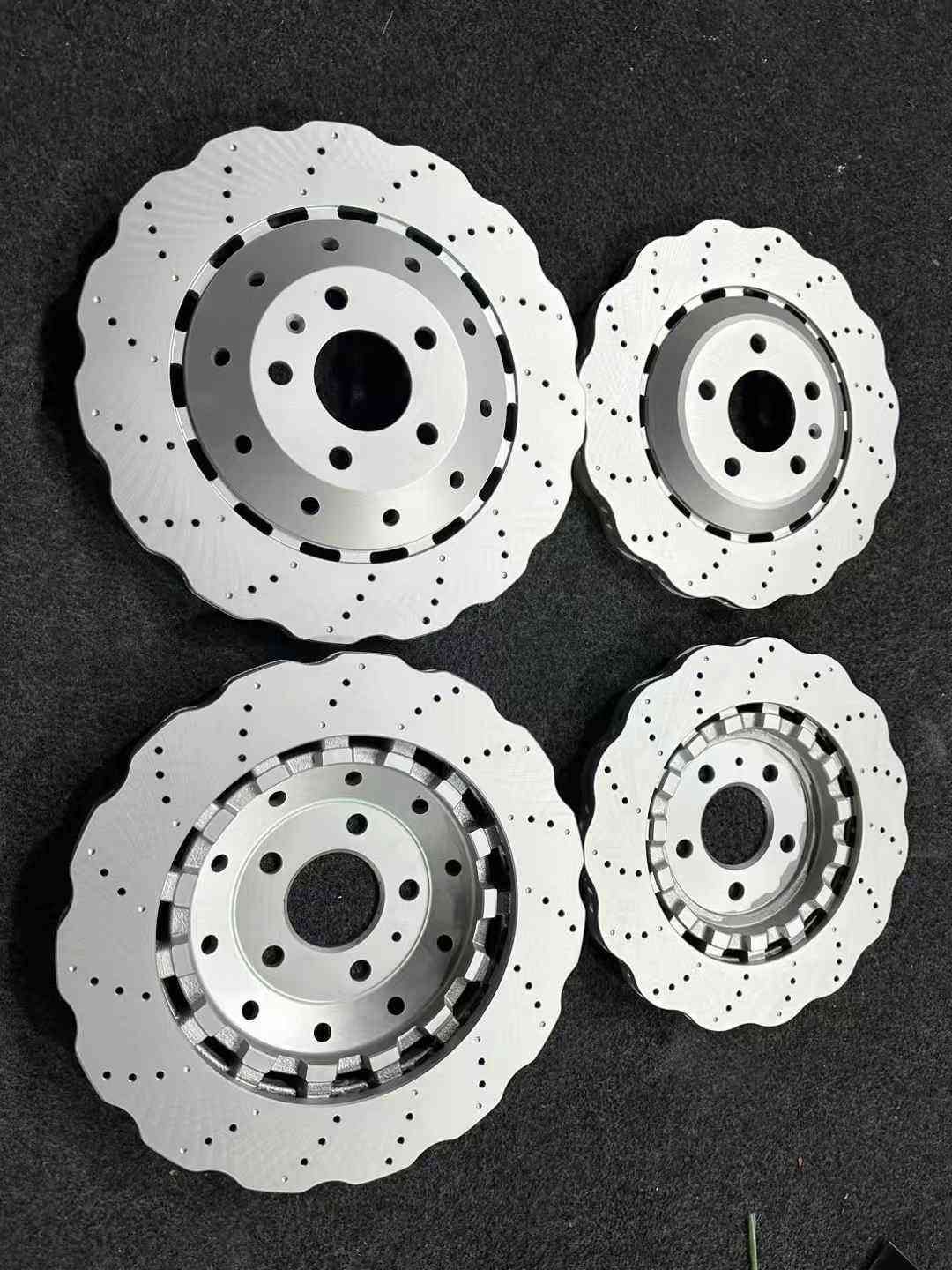Wholesale High Quality Performance Brake Discs For AUDI RS3 8V OE#4K0615601A Car Brake Systems High Friction Brake Rotor OE#4G8615601 High Friction Strong Braking Brake Disc For AUDI