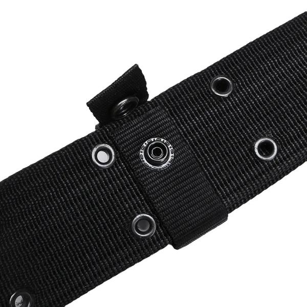 Black Quick Release Outer Waterproof PP Custom Webbing Tactical Belt For Men Tactical Training Outdoor Sports And Hiking