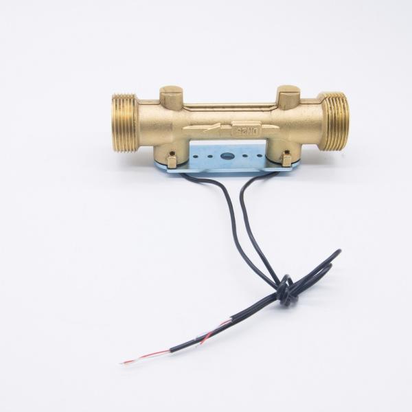 Yellow Water Meter Fittings Ultrasonic Heat Meter Body Dn25 Miniature For Brass Pipe